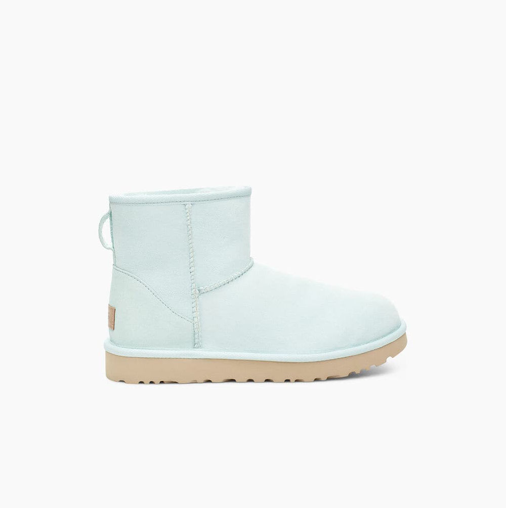 UGG Classic II Mini Light Turquoise Boots for Women (KLZV12704)